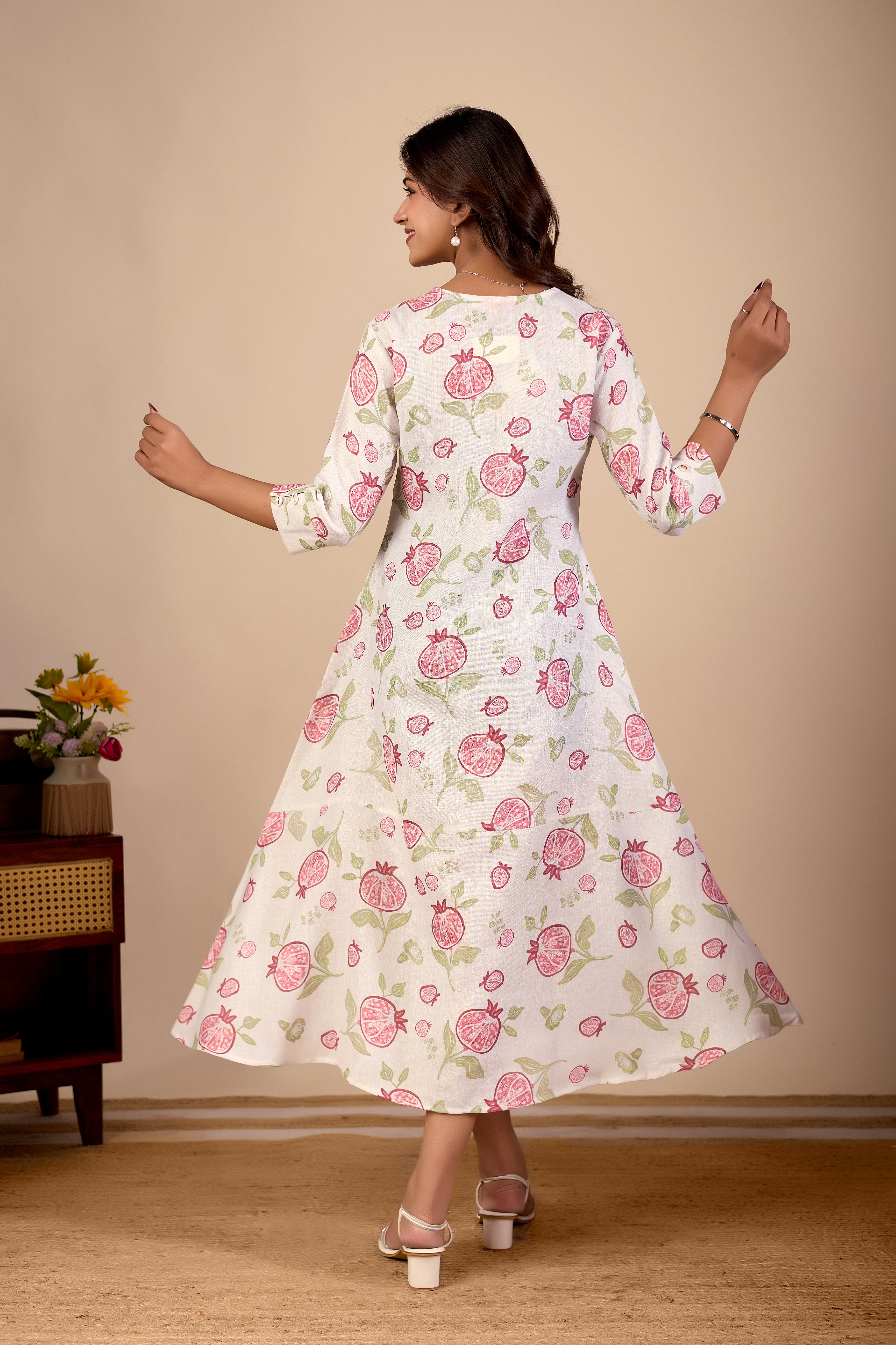 Pemoline Midi Flow Dress