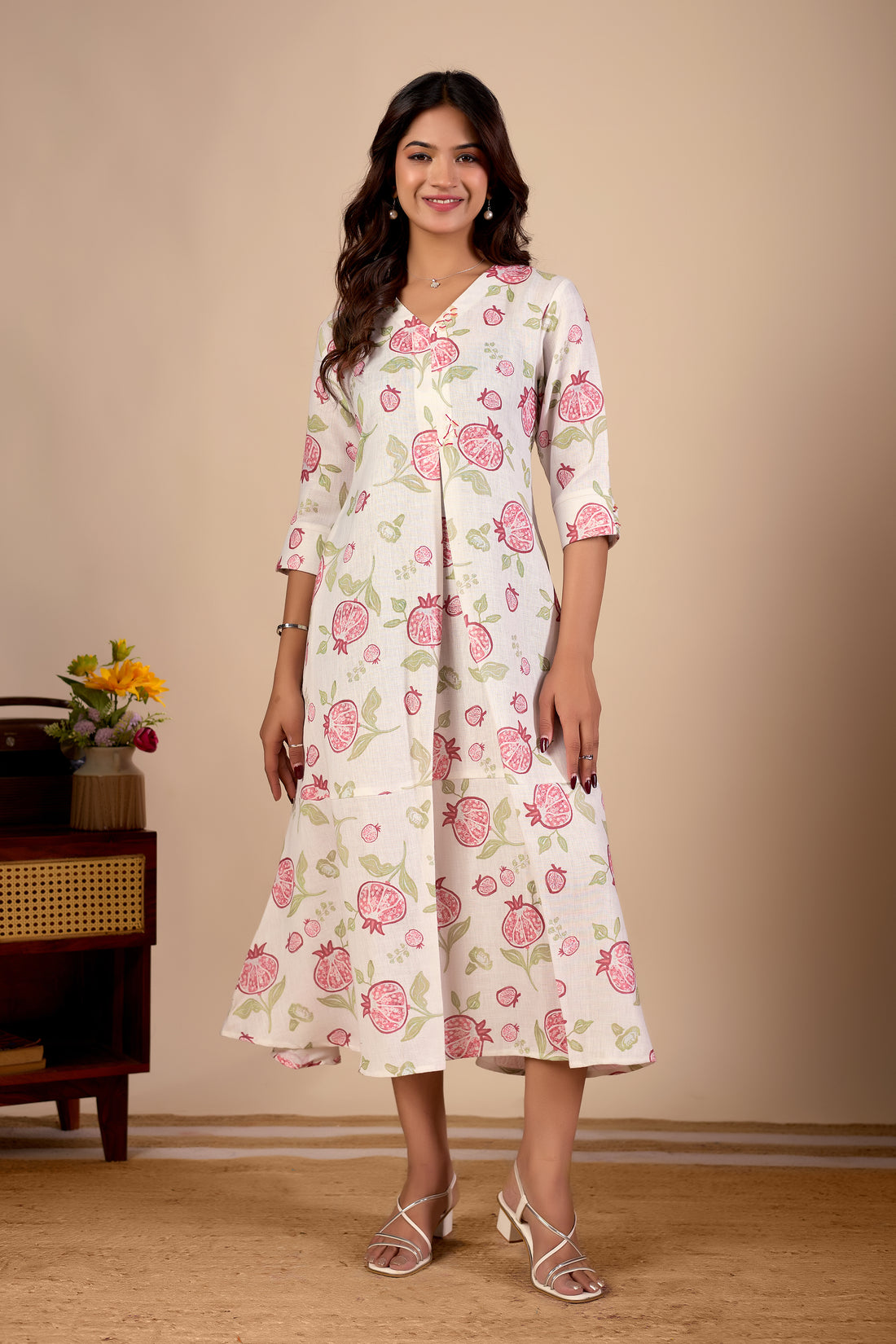 Pemoline Midi Flow Dress