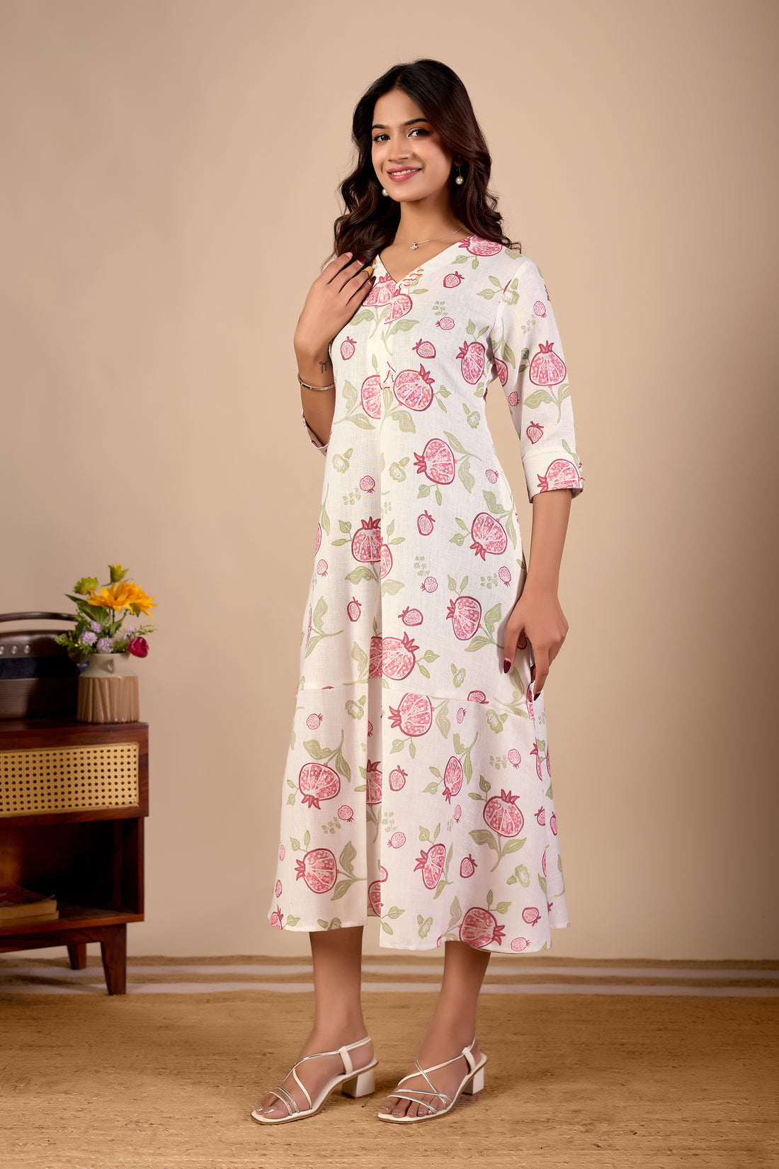 Pemoline Midi Flow Dress