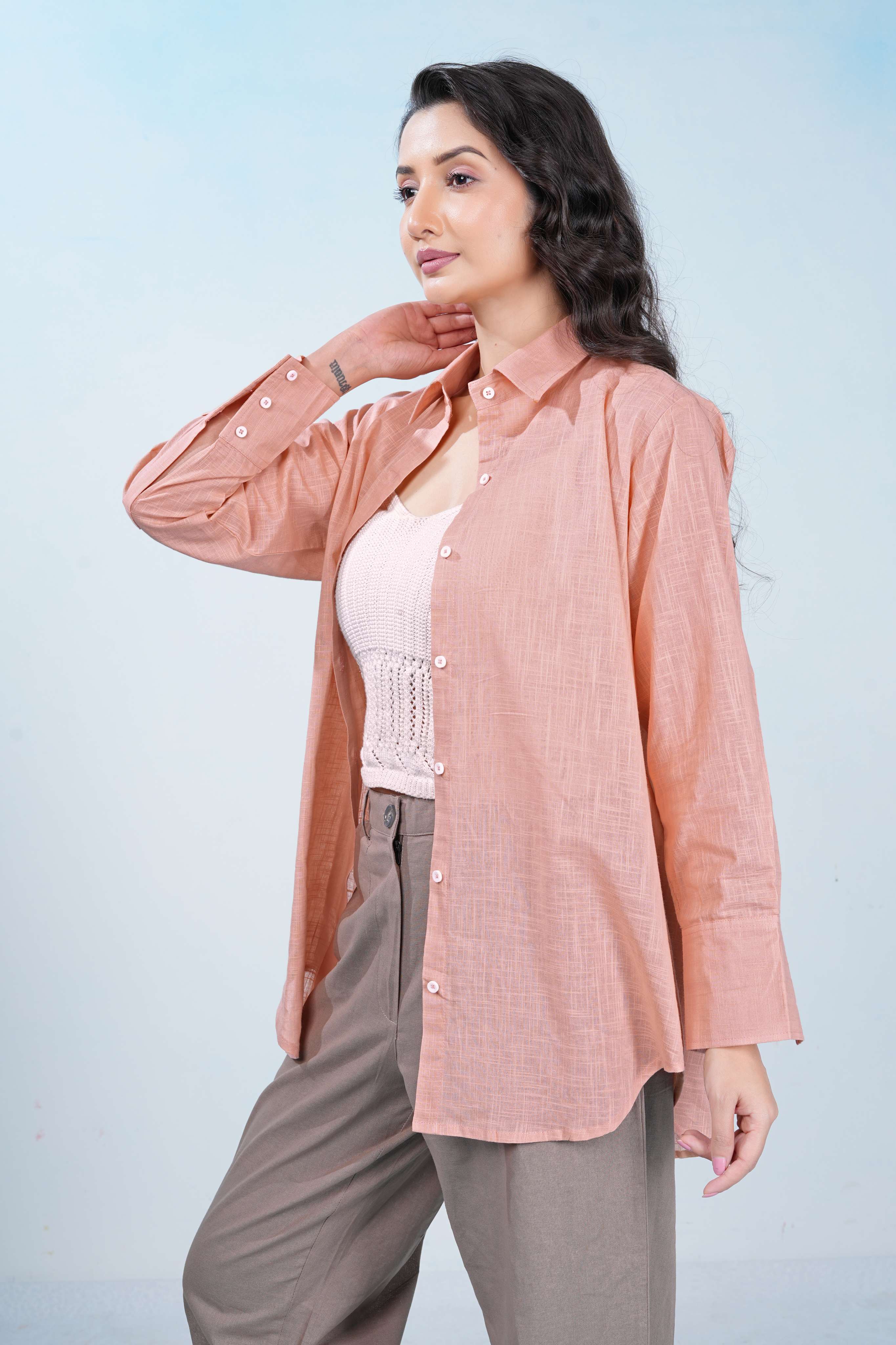 Premium Airy Cotton-linen Grace Shirt