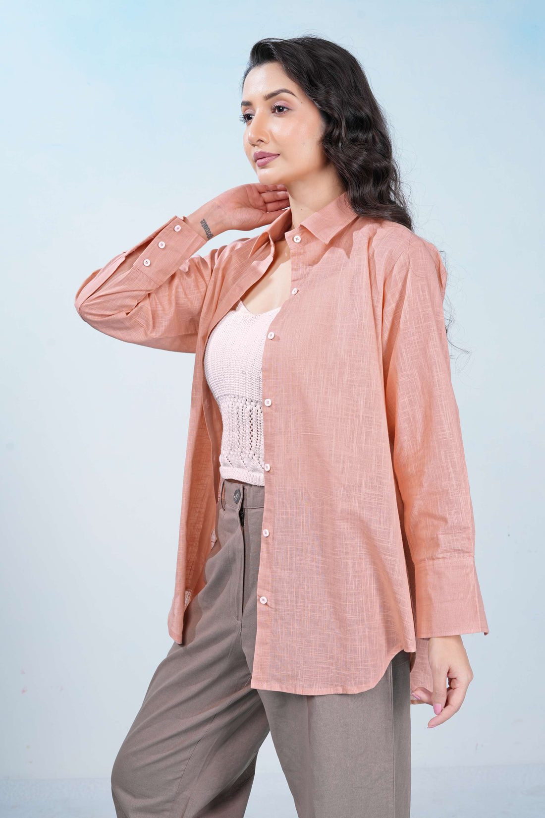 Premium Airy Cotton-linen Grace Shirt