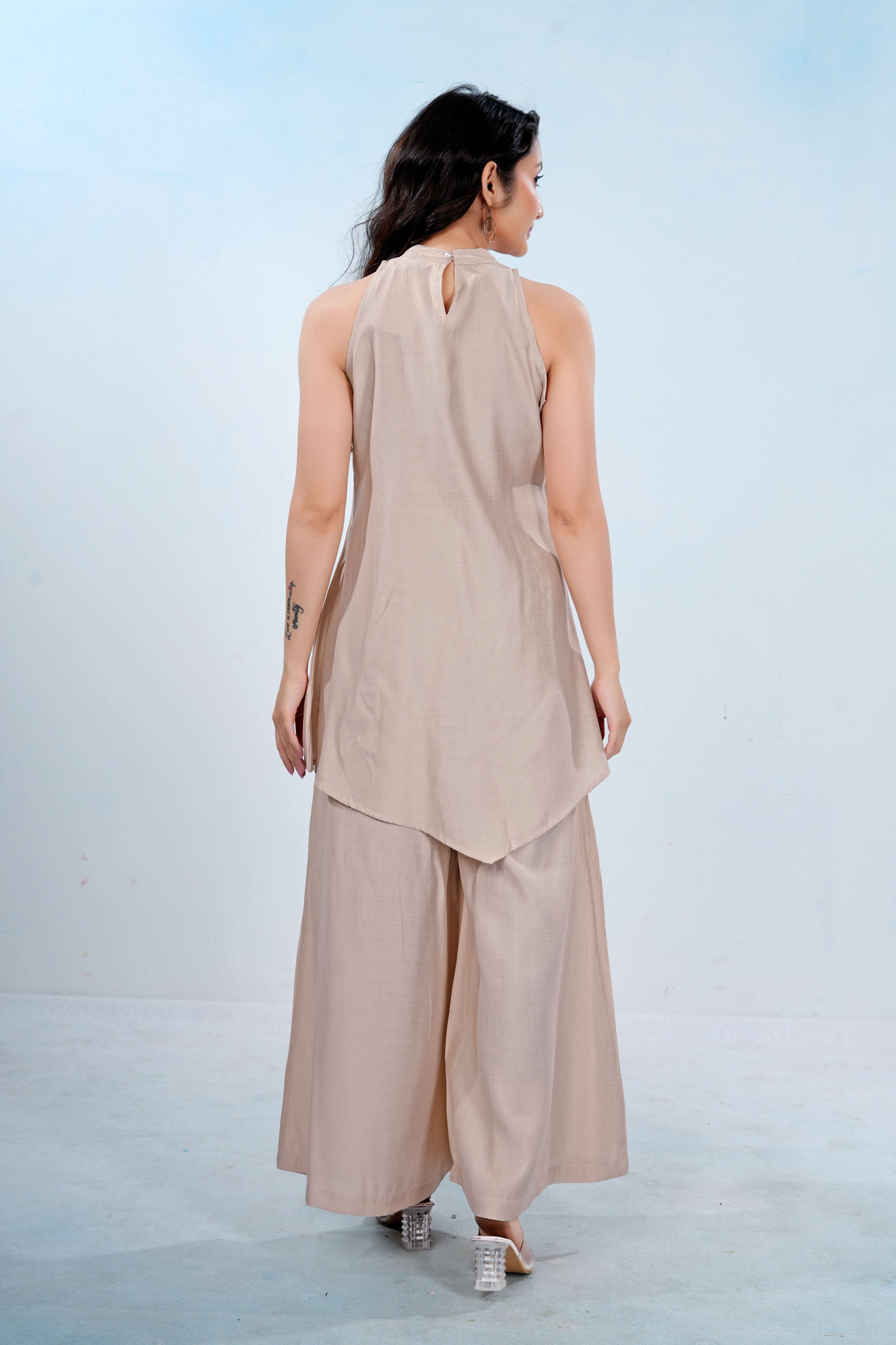 Oatmeal Elegance Muse Co-ord Set