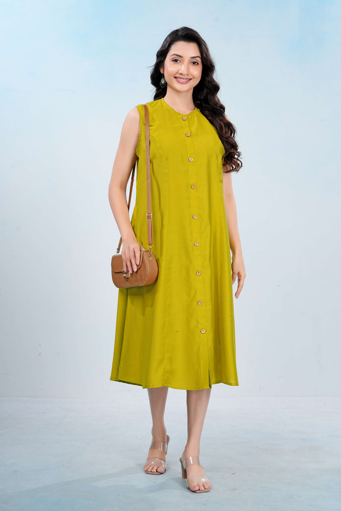 Citron Sorbet Flow Dress