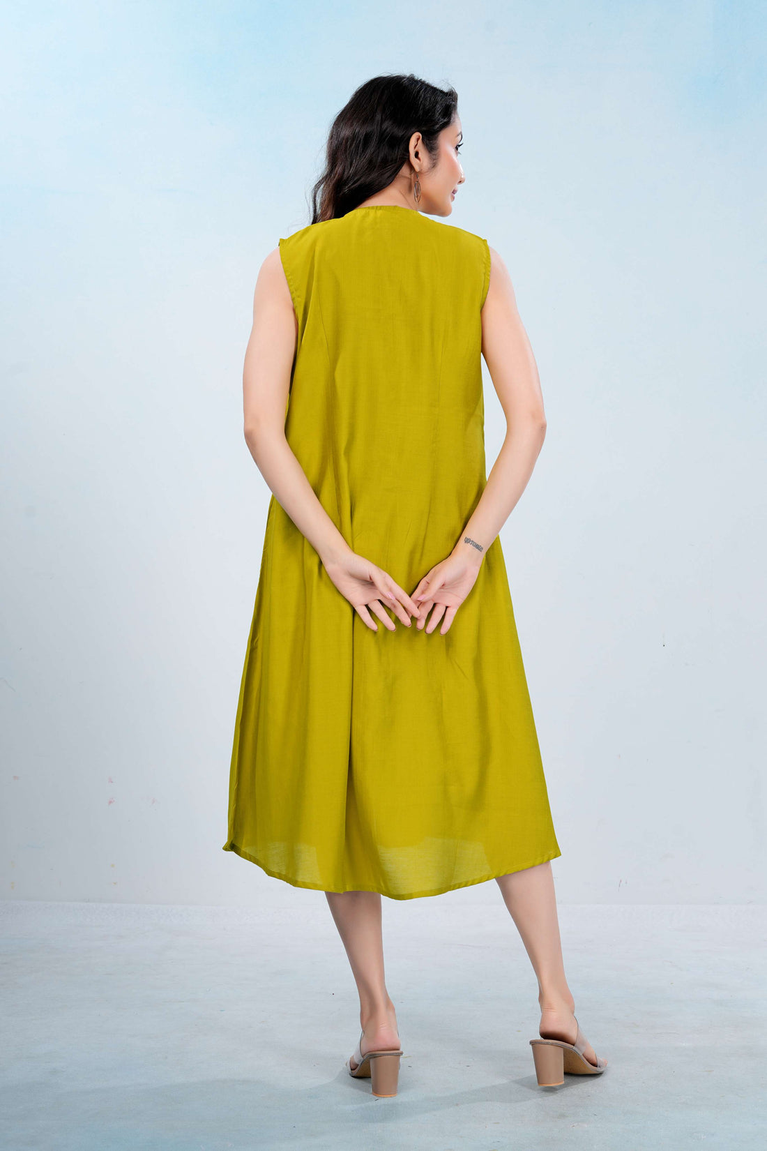 Citron Sorbet Flow Dress
