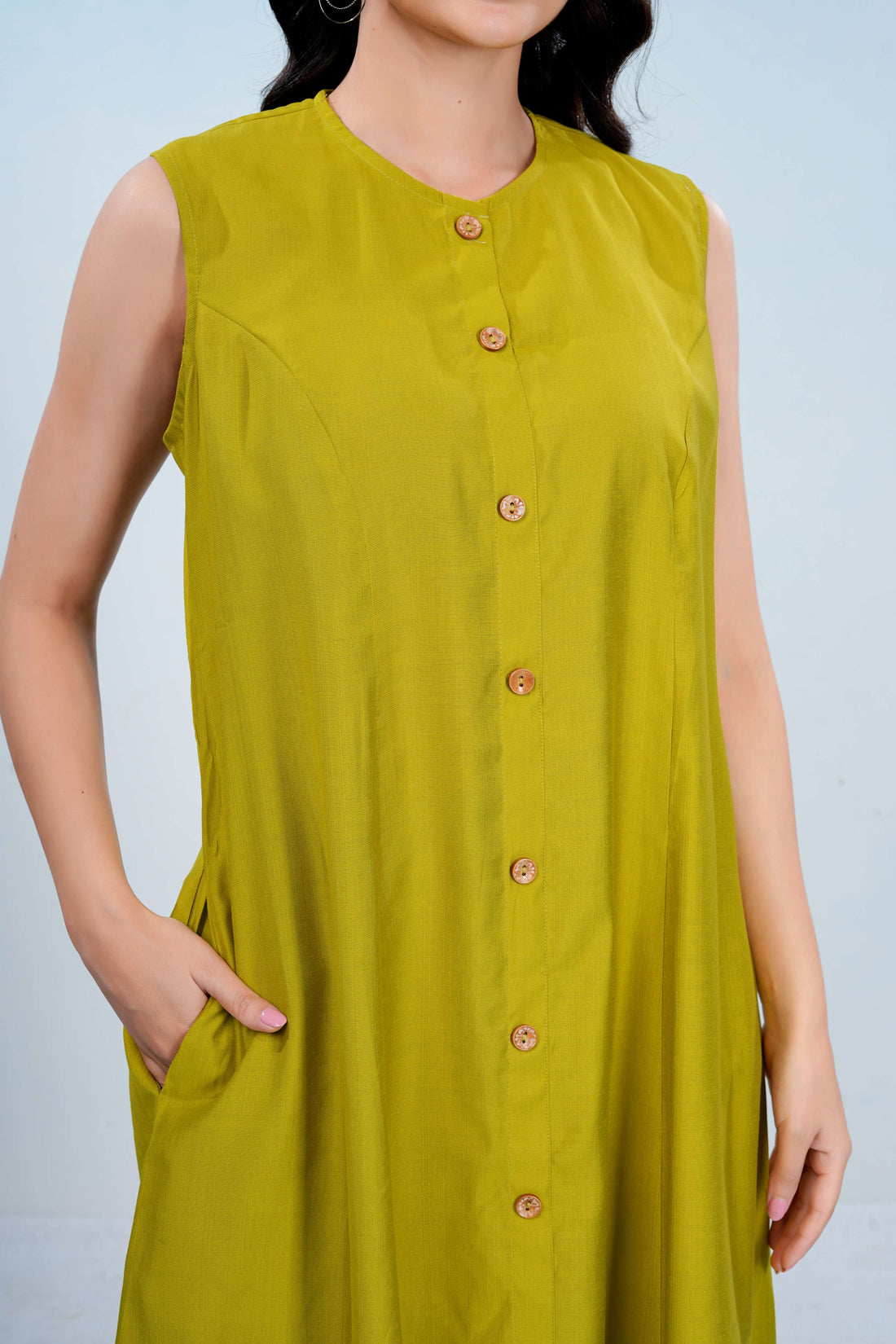 Citron Sorbet Flow Dress