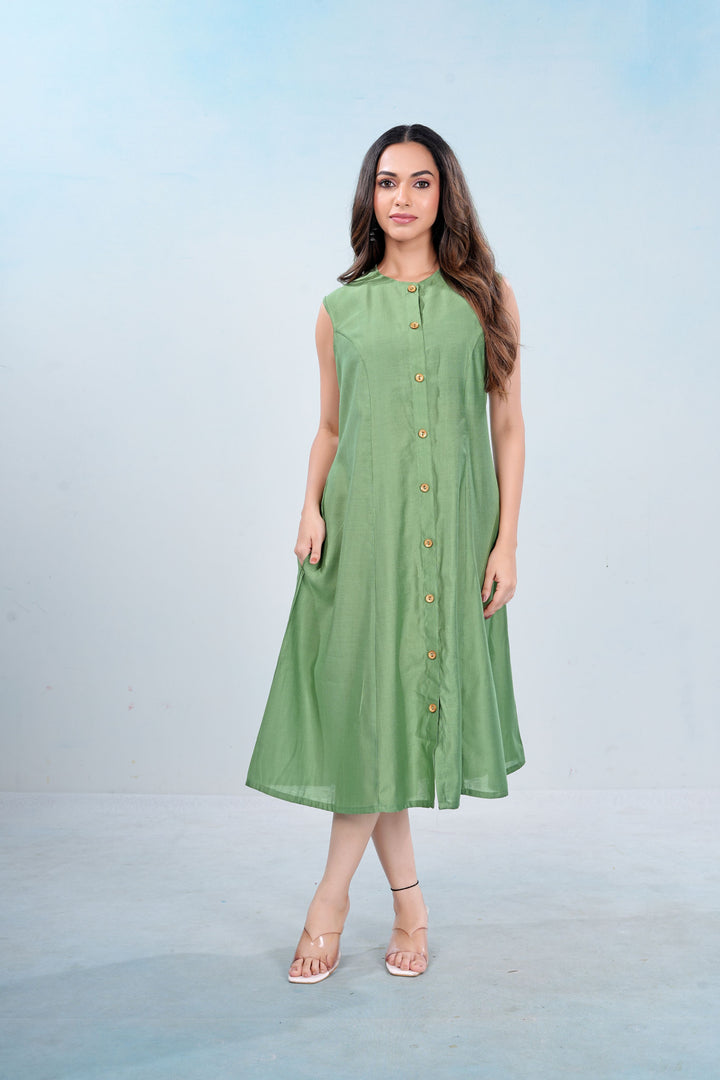 Fern Muse Flare Dress