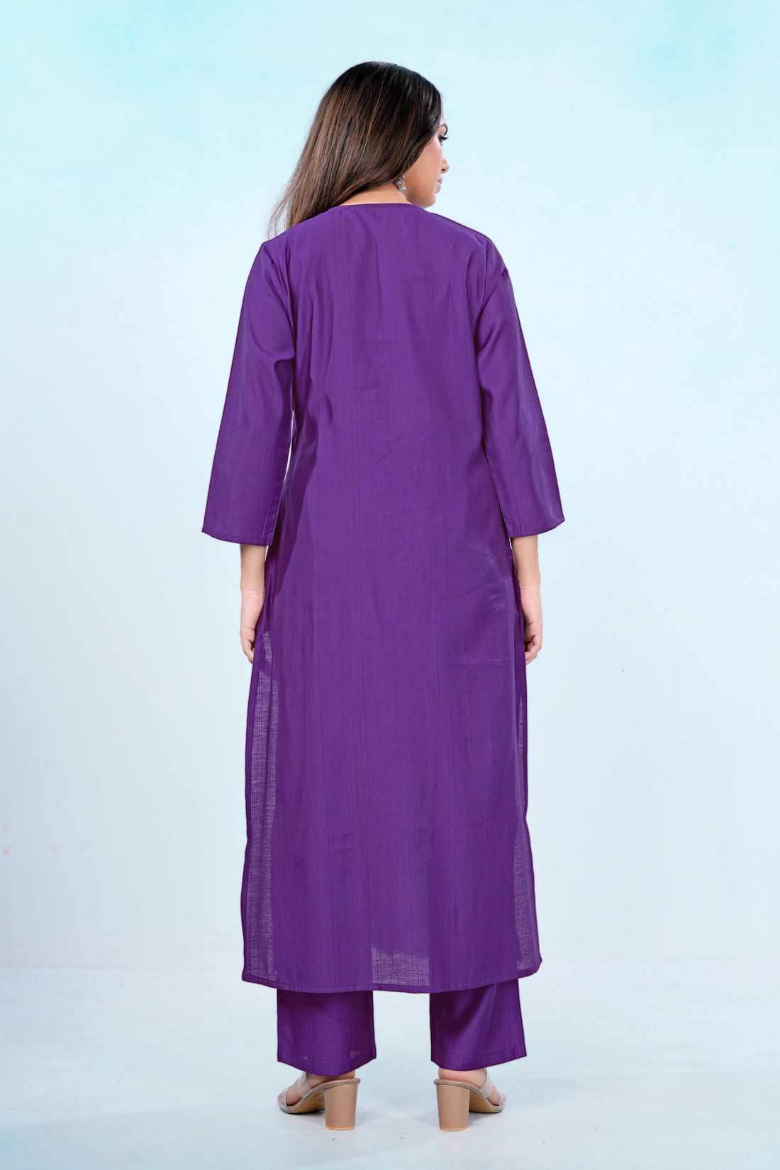 Amethyst Charm Tassel Co-ord Set