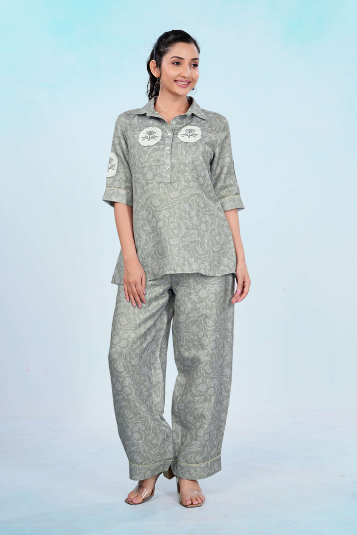 Botanical Grace Appliqué Co-ord Set