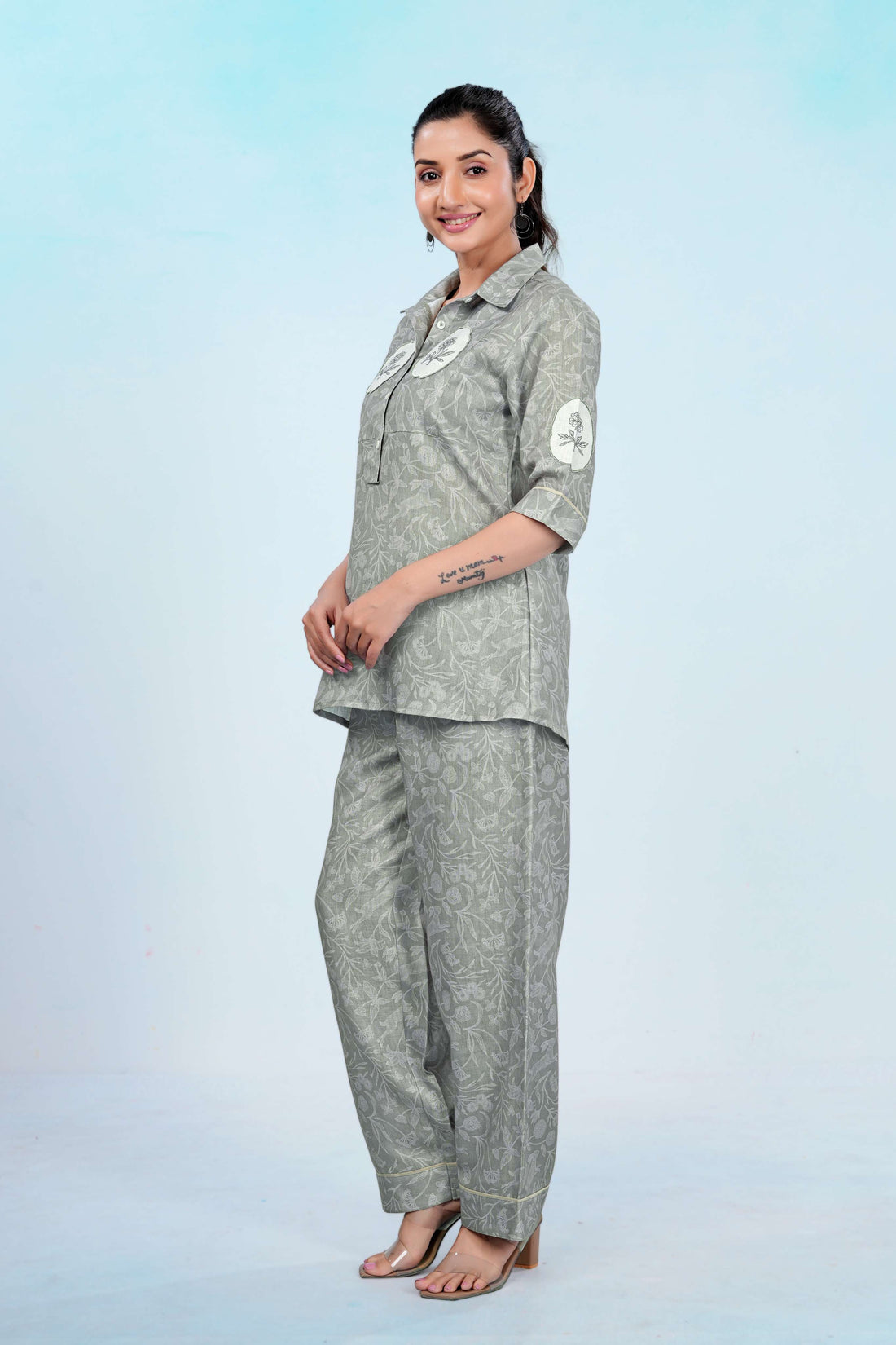 Botanical Grace Appliqué Co-ord Set