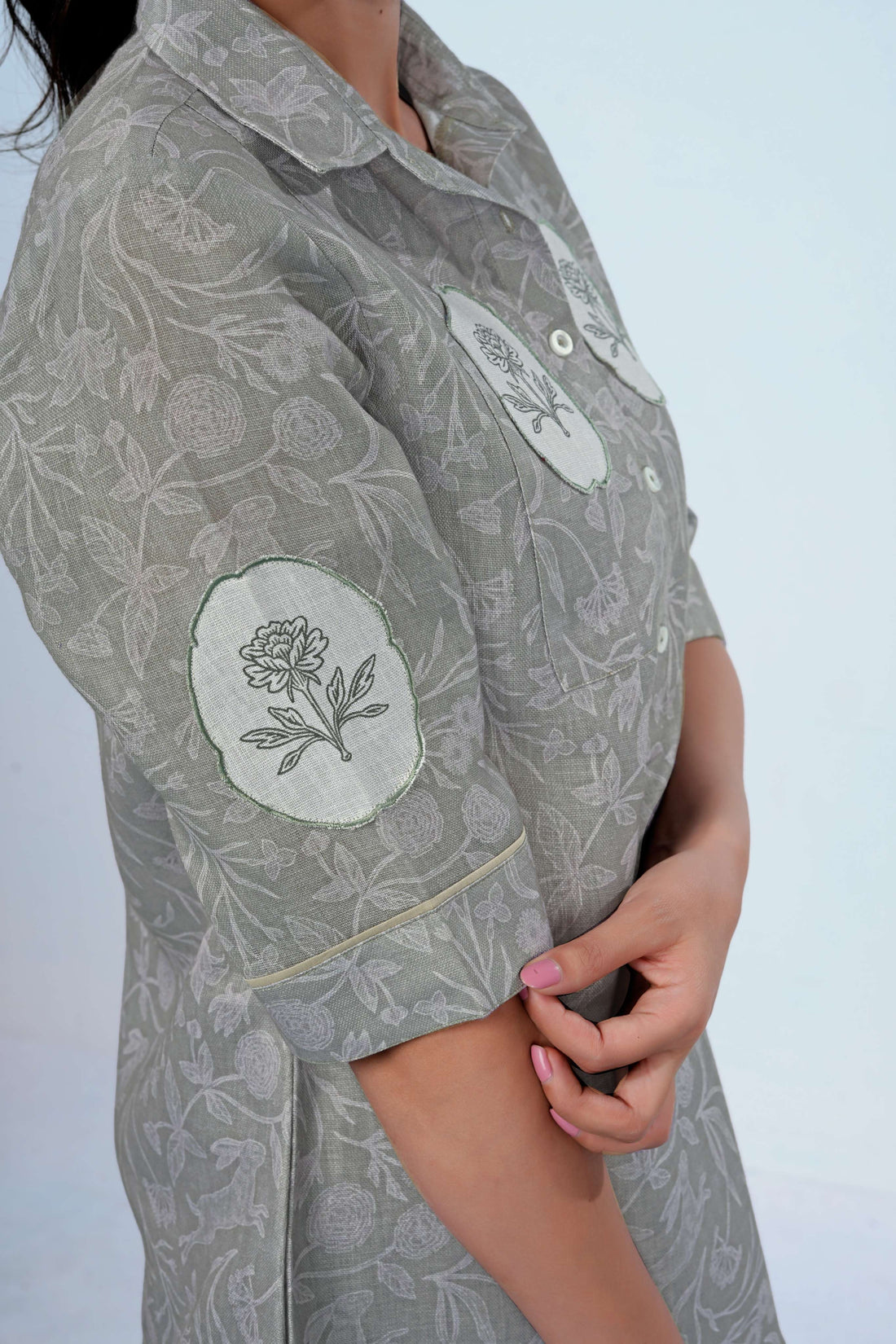 Botanical Grace Appliqué Co-ord Set