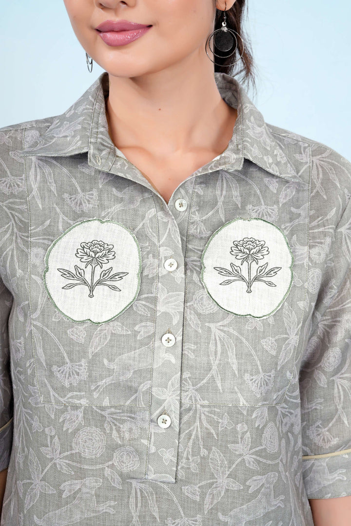 Botanical Grace Appliqué Co-ord Set