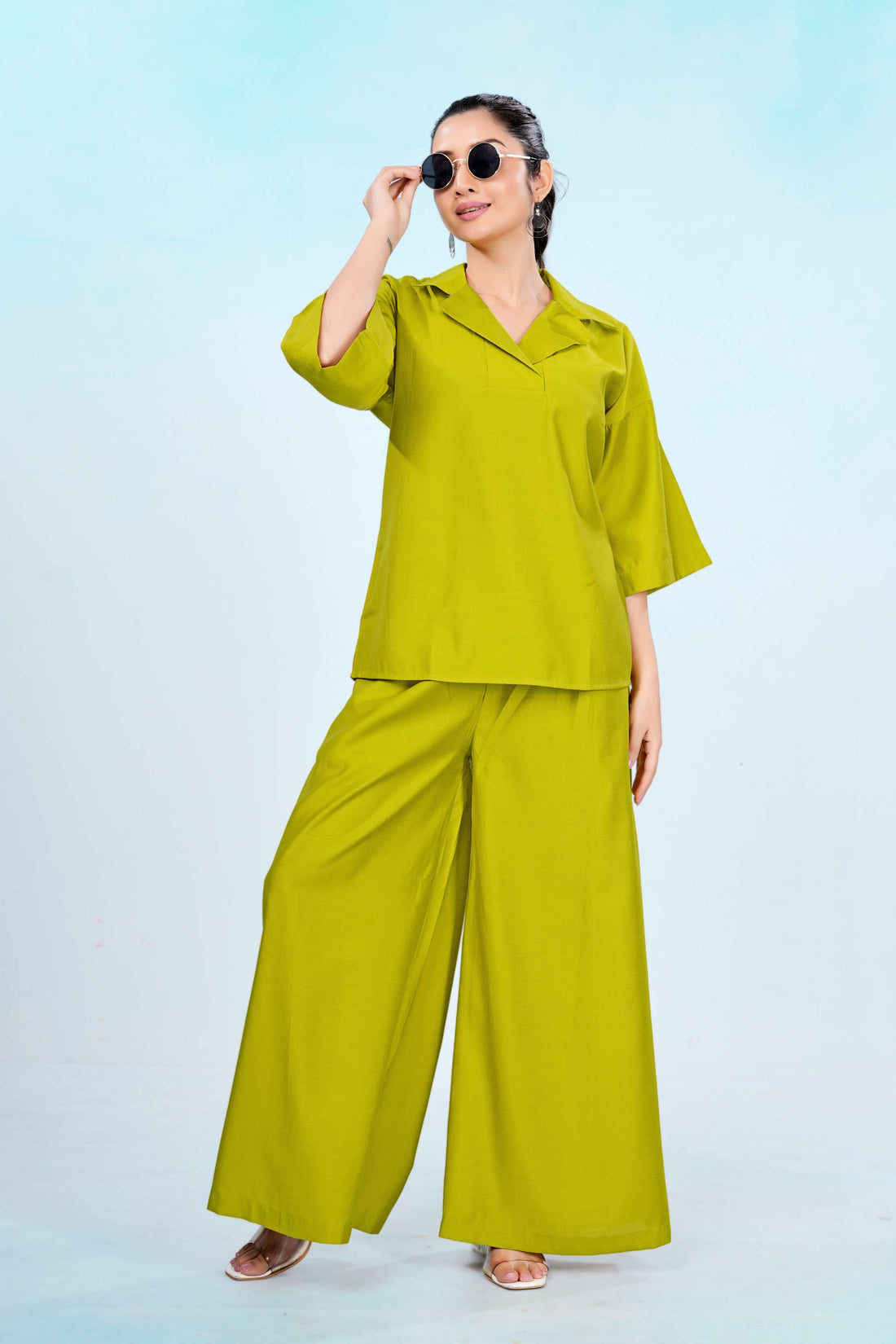 Olive Resort Muse Collar Co-ord Set