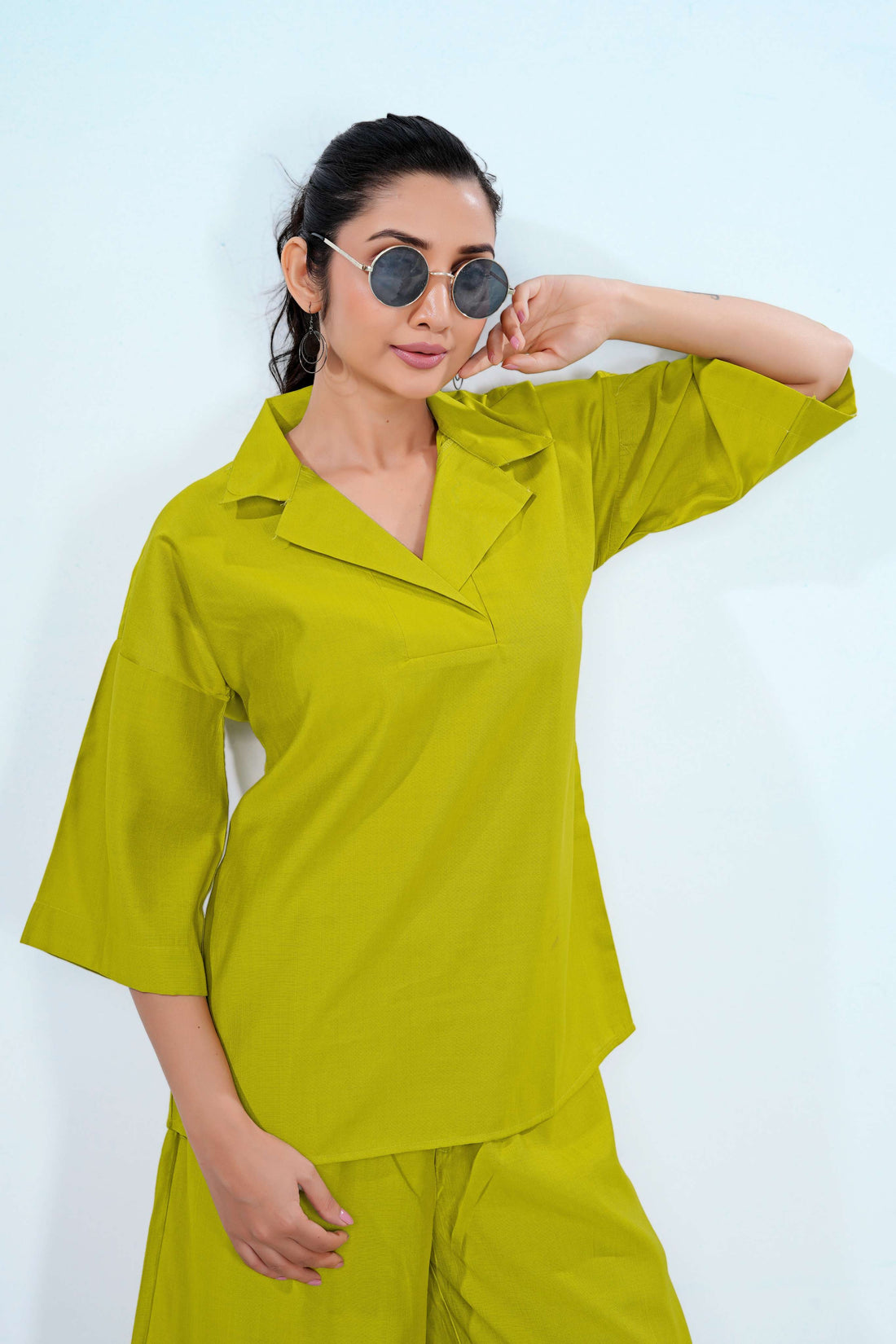 Olive Resort Muse Collar Co-ord Set
