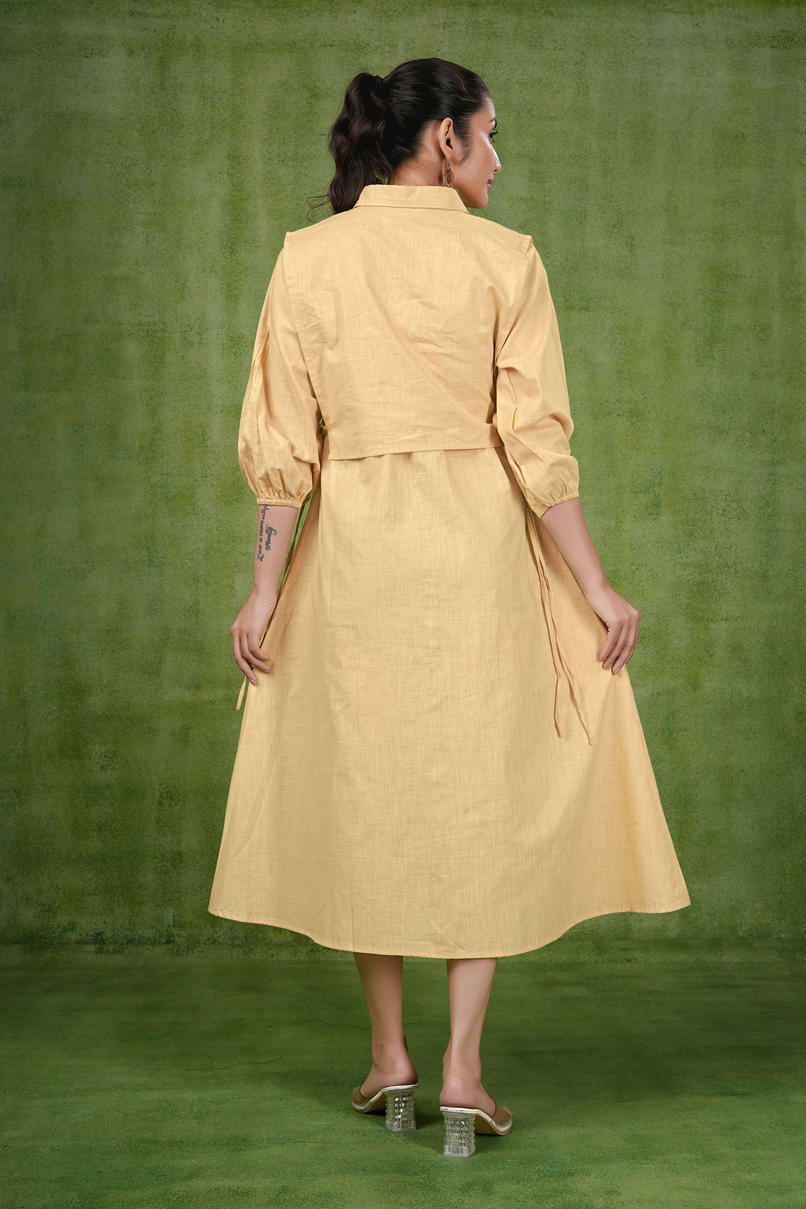 Saffron Meadow Midi Luxe