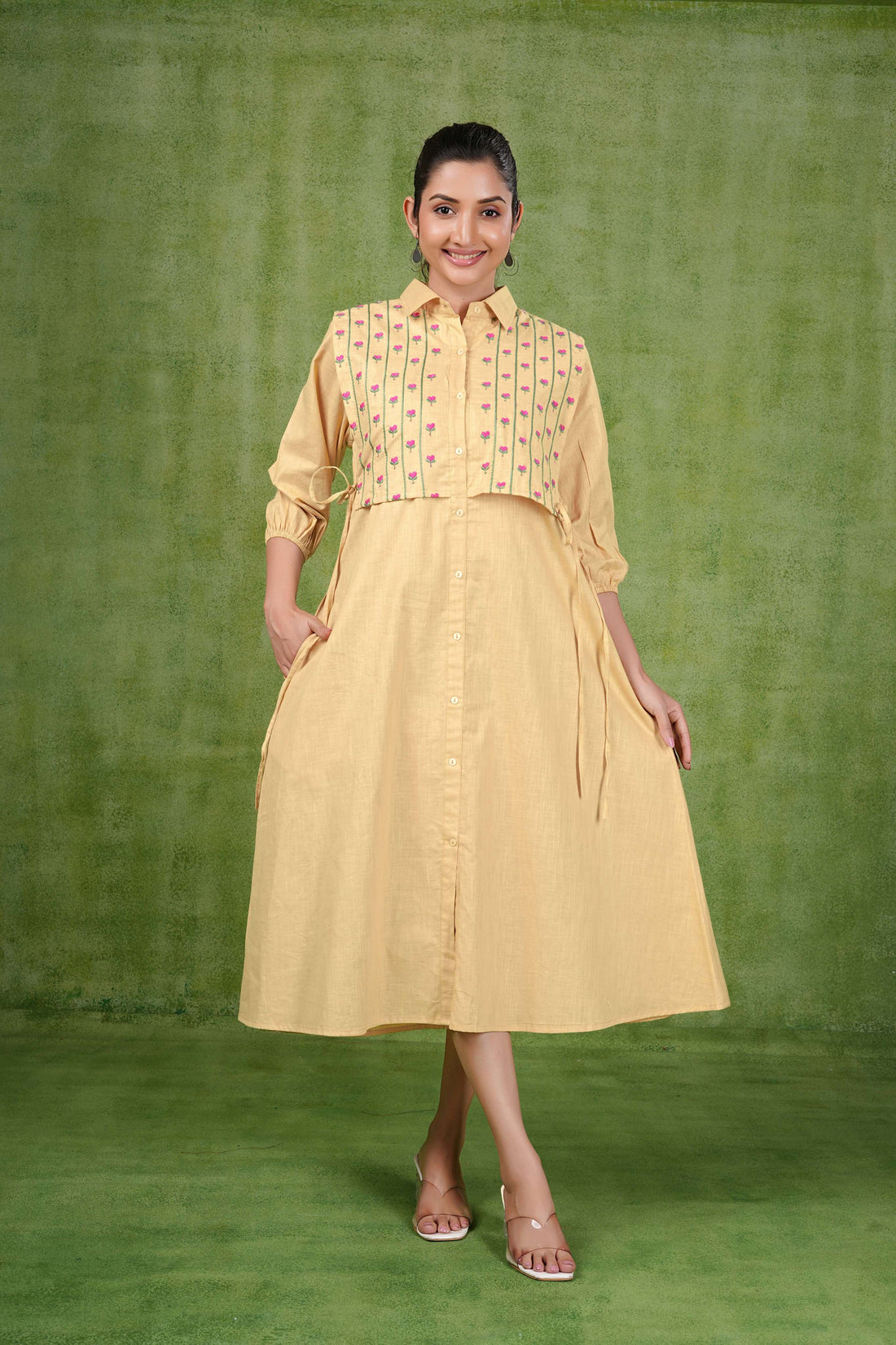 Saffron Meadow Midi Luxe