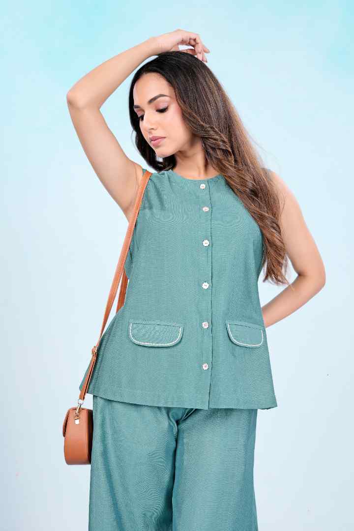 Sage Serenity Viscose Co-ord Set
